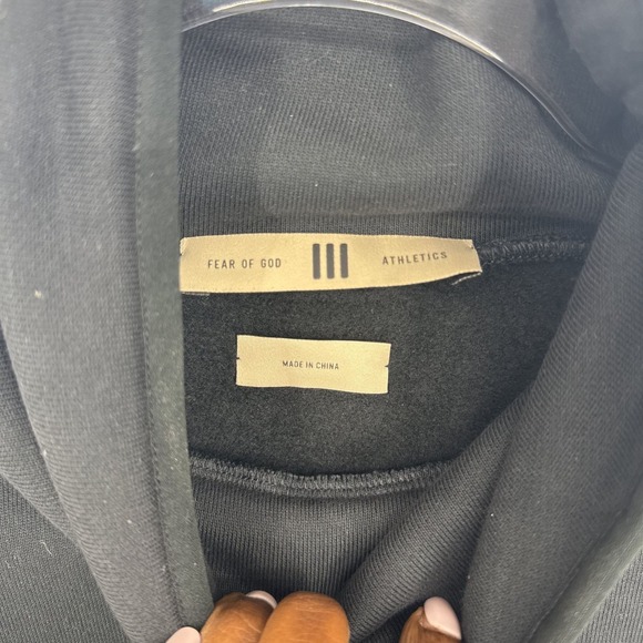 NWT Adidas x Fear of God Athletics Mock Neck Fleece Sweatshirt Size XS Athleisur - Picture 5 of 8